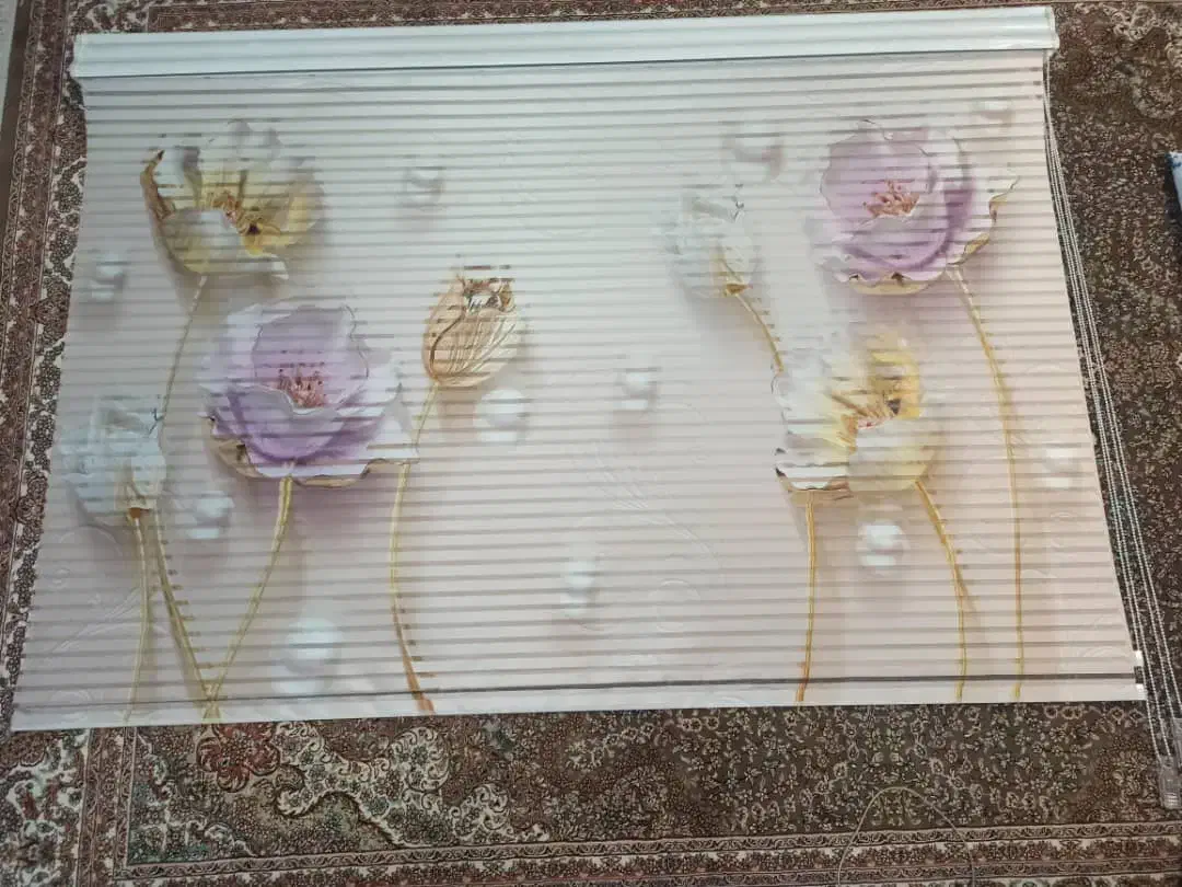 پرده کرکره ای دولایه|پرده، رانر، رومیزی|آمل, |دیوار