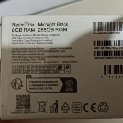 Redmi 13 x|موبایل|ایلام, |دیوار