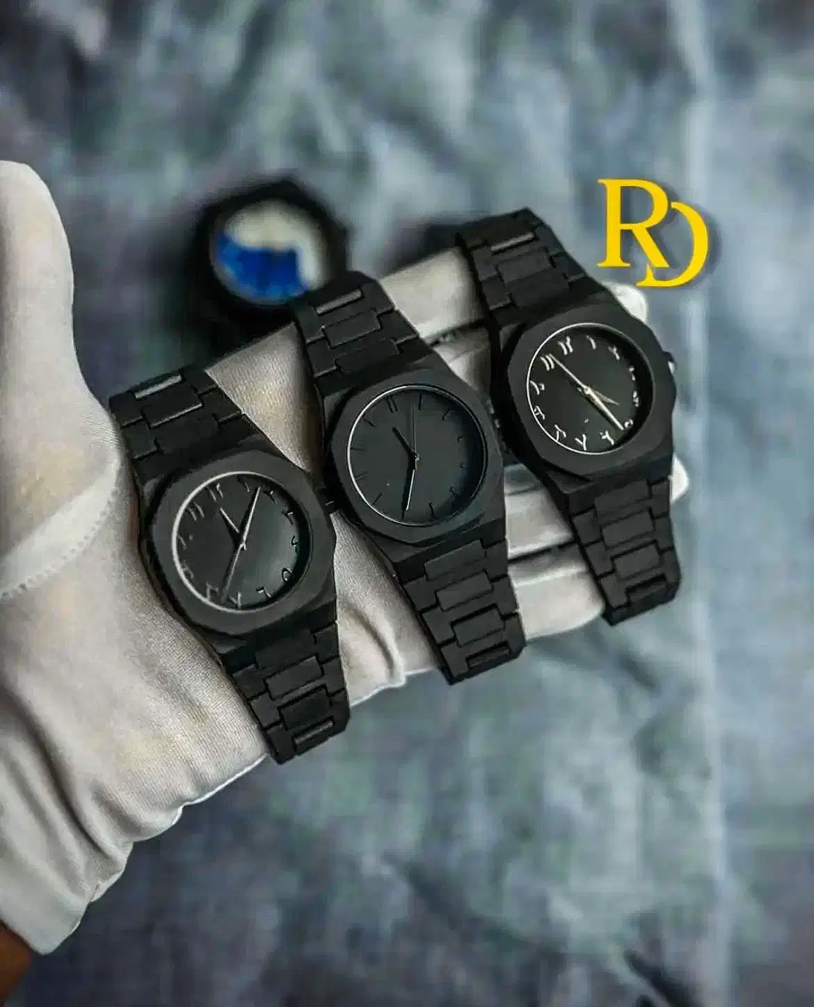 ساعت مچی مردانه پرشین بلک/تمام مشکی قفل پروانه ای|ساعت|مشهد, گاز|دیوار