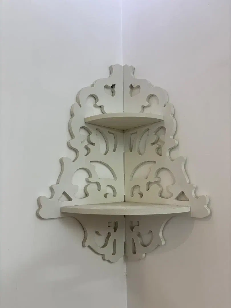 سه عدد شلف دیواری|کتابخانه، شلف، قفسه‌های دیواری|قم, انسجام|دیوار