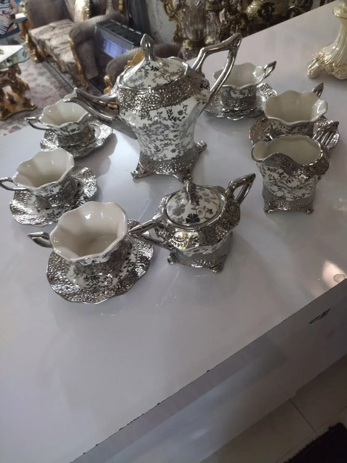 سرویس پذیرایی شیک|میز و صندلی غذاخوری|تربت‌حیدریه, منصوریه|دیوار