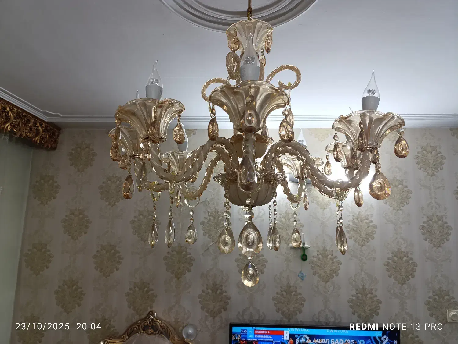 لوستر|لوستر و چراغ آویز|قزوین, |دیوار