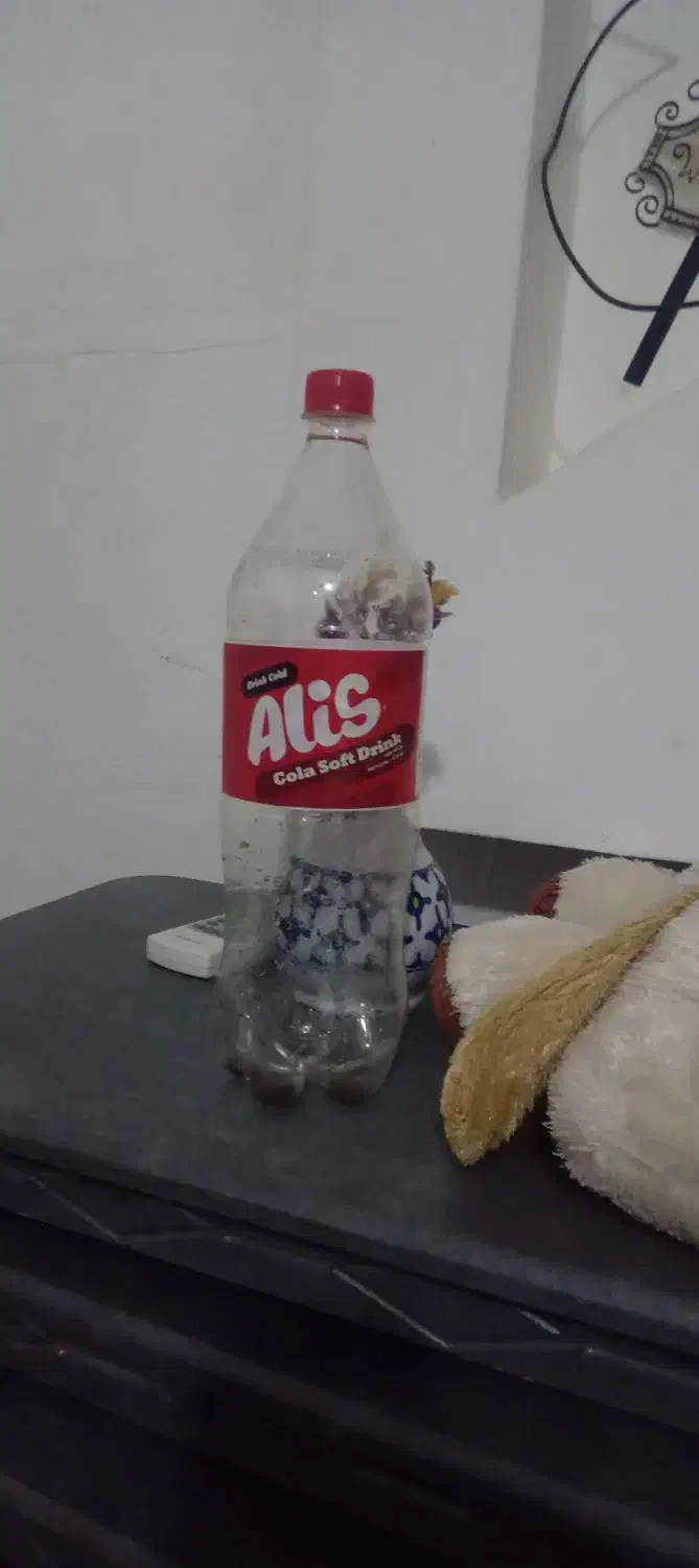 تعدادی بطری نوشابه ۱/۵|ظروف نگهدارنده، پلاستیکی، یکبارمصرف|کرباسک, |دیوار