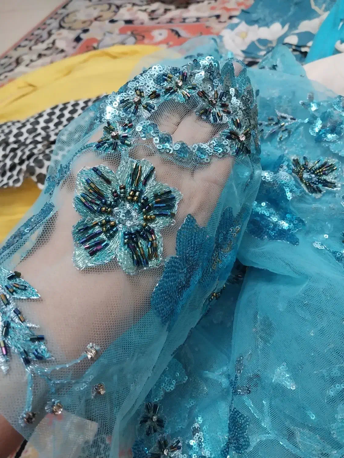 پارچه تور مجلسی|لباس|رشت, کوی یخ|دیوار