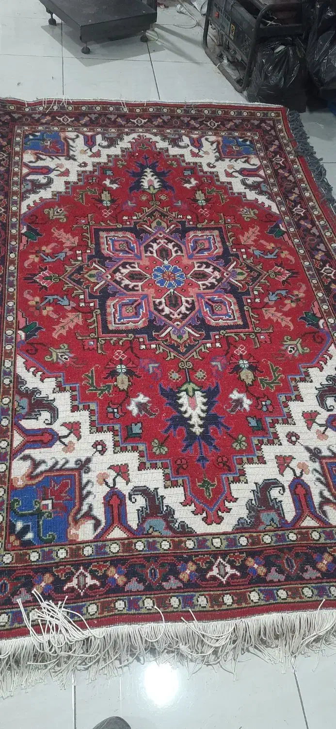 یک جفت قالیچه تاجری هریس|فرش|تبریز, |دیوار