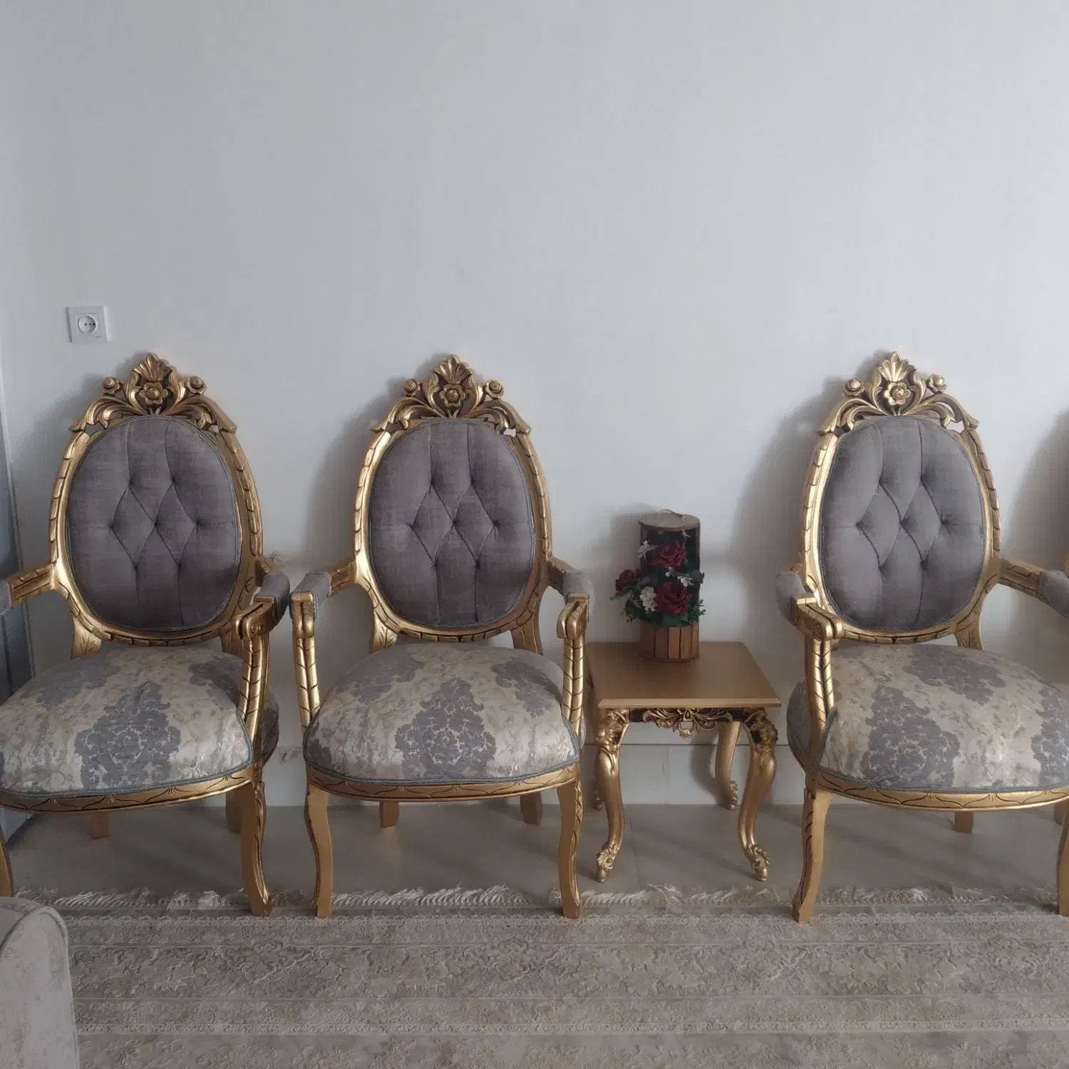 مبل ۹نفره همراه با عسلی|مبلمان خانگی و میز عسلی|بیرجند, |دیوار