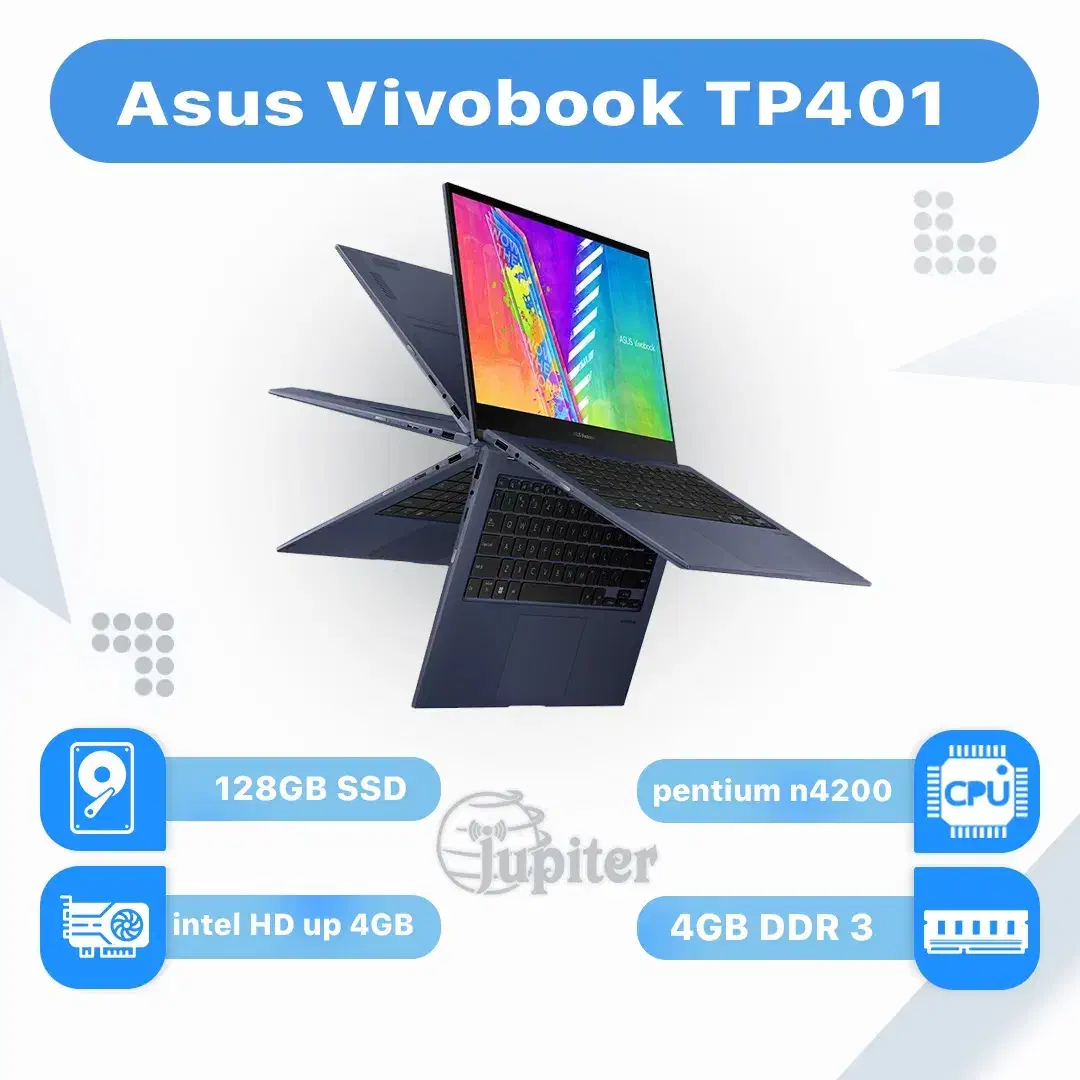 لپ‌تاپ ایسوس Asus Vivobook TP401|رایانه همراه|محمدیه-قزوین, |دیوار