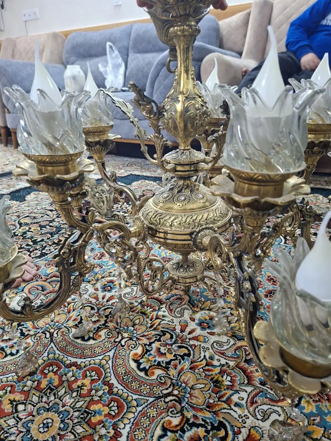 لوستر|لوستر و چراغ آویز|ملایر, |دیوار