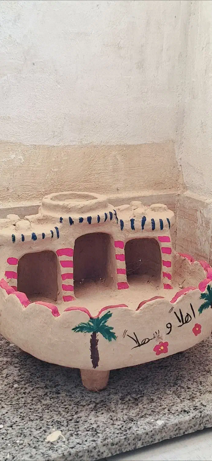 منقل گلی|صنایع دستی و سایر لوازم تزئینی|فولادشهر, C3|دیوار