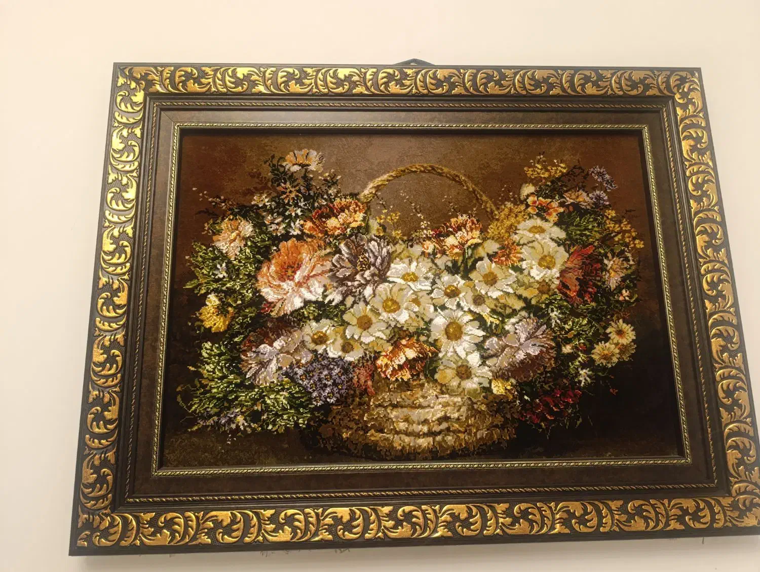 تابلو فرش ابریشم  دستباف|تابلو فرش|تهران, اختیاریه|دیوار