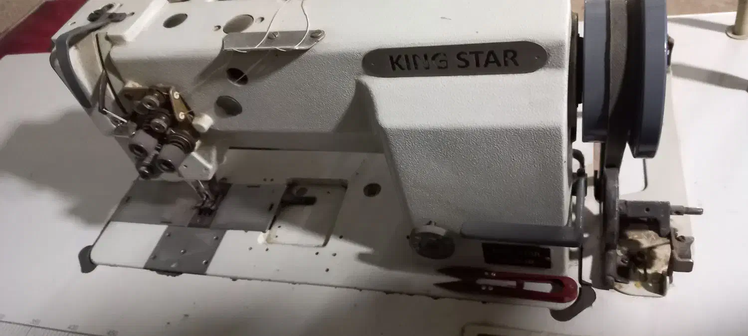 چرخ خیاطی دوسوزنه صنعتی کینگ استار|چرخ خیاطی و ریسندگی|شازند, |دیوار