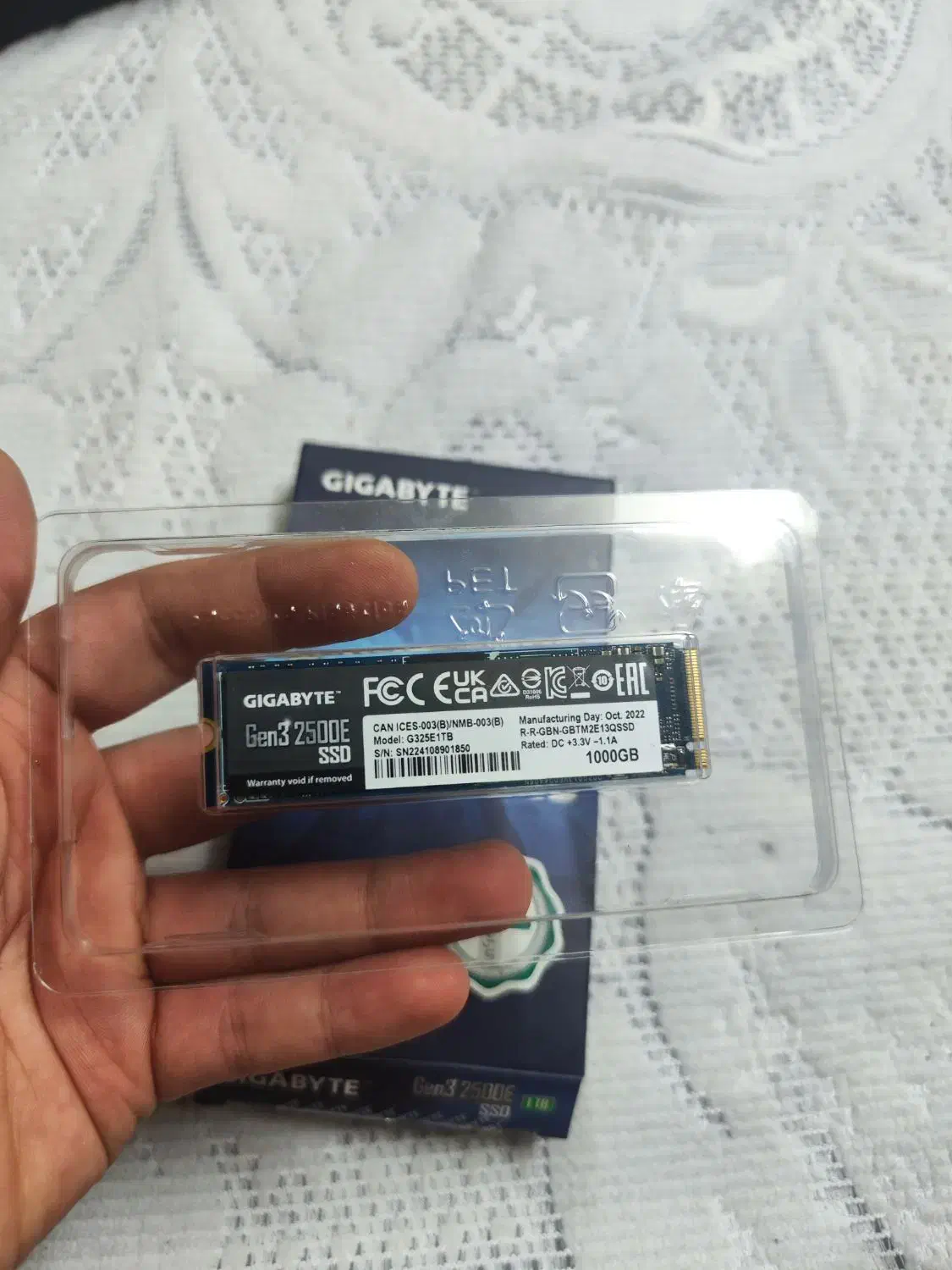 اس اس دی m2 برند gigabyte|قطعات و لوازم جانبی رایانه|رشت, رودبارتان|دیوار