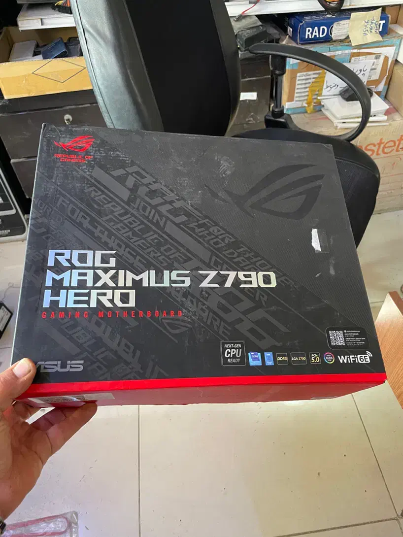 مادربرد Z790 HERO با کارتن مادربرد|قطعات و لوازم جانبی رایانه|تهران, شهرک ولیعصر شمالی|دیوار