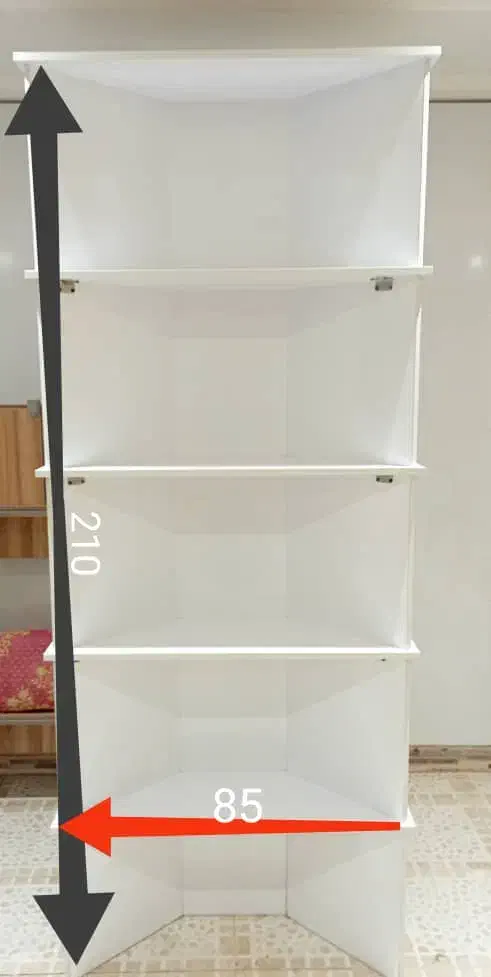 قفسه فلزی و ام دی اف|کتابخانه، شلف، قفسه‌های دیواری|یزد, |دیوار