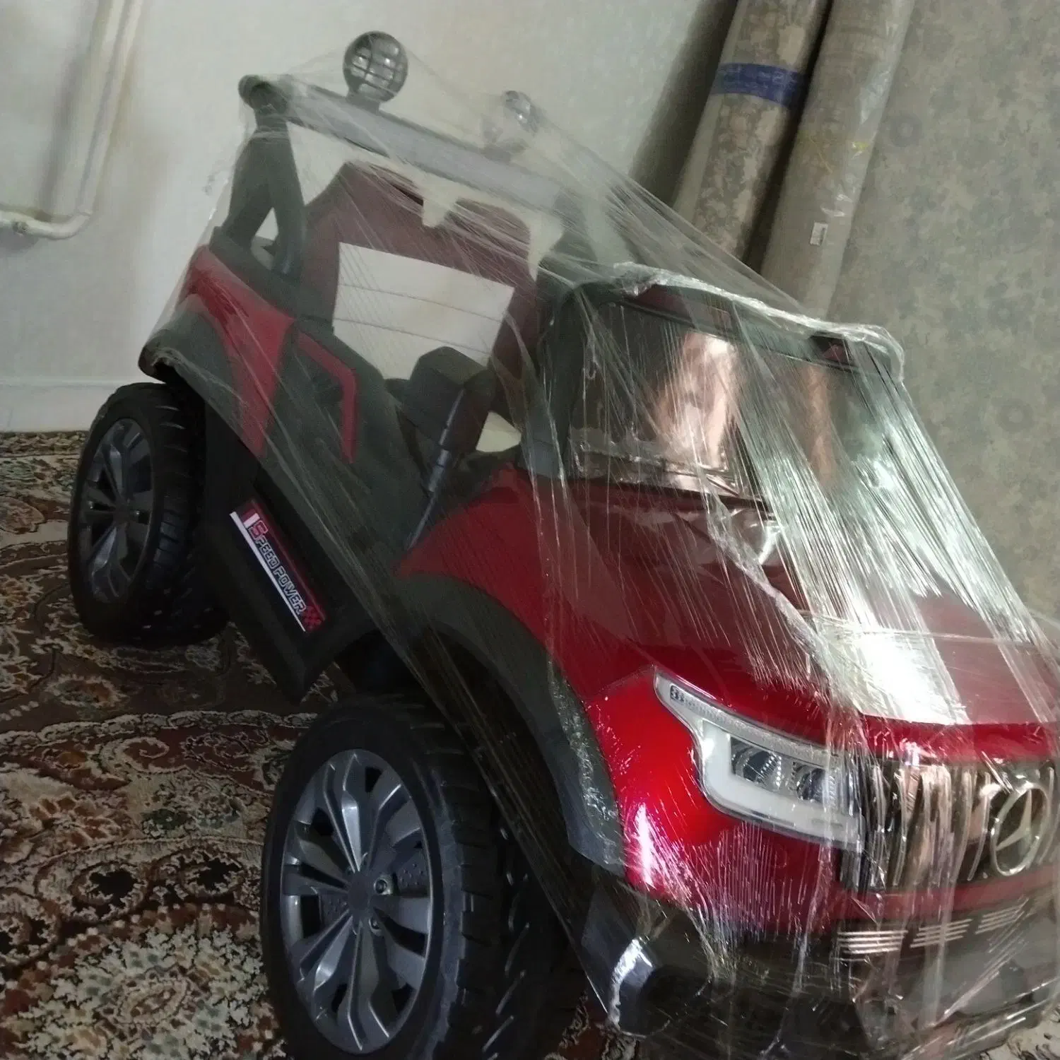 ماشین بنز بازی کنترلی قرمز کودک شارژی نقد و چکی|اسباببازی بچه|گرگان, |دیوار