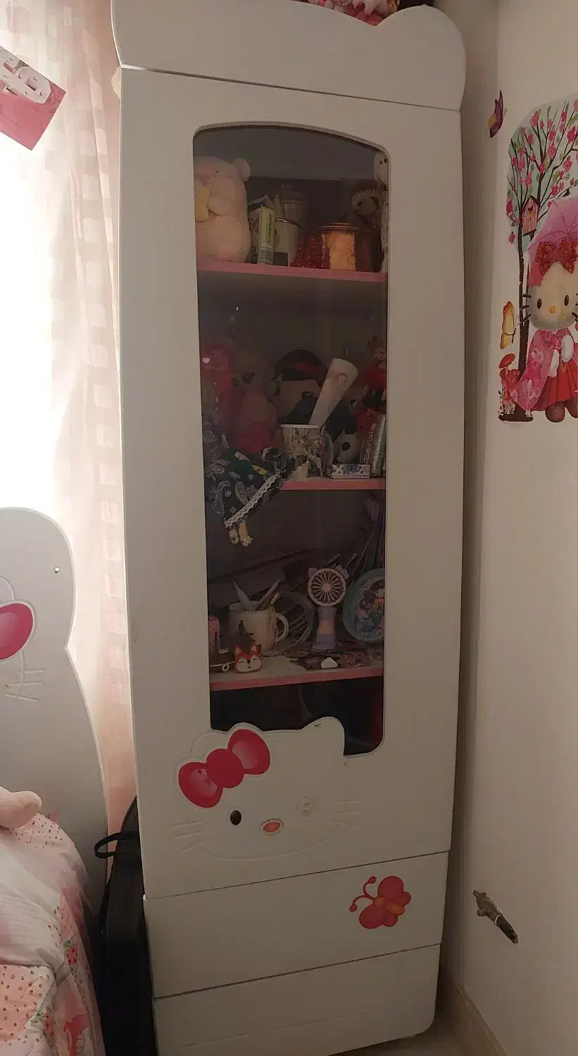 سرویس خواب دخترانه برند ساحل چوب|تخت و سرویس خواب|سبزوار, پاسداران|دیوار