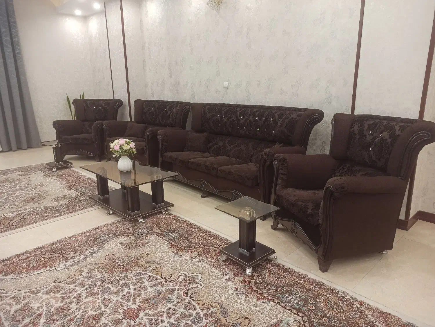 مبل ۷ نفره مناسب ویلا و باغ|مبلمان خانگی و میز عسلی|کرج, حصارک پایین|دیوار