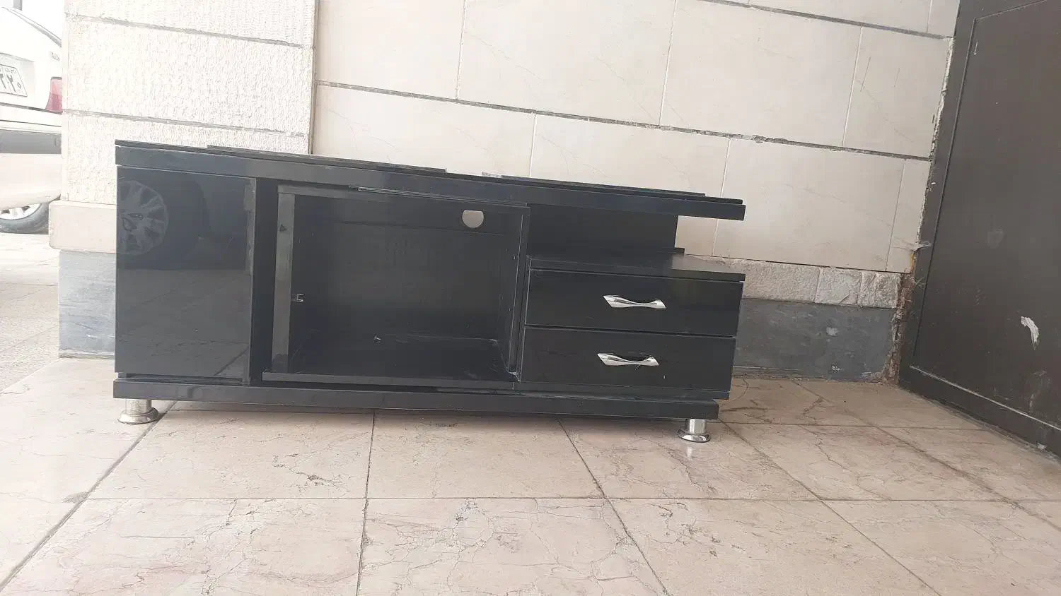 سینک و میز تلویزیون|آب‌چکان و نظم‌دهنده ظروف|هشتگرد, شهرک ولیعصر (مصلی)|دیوار