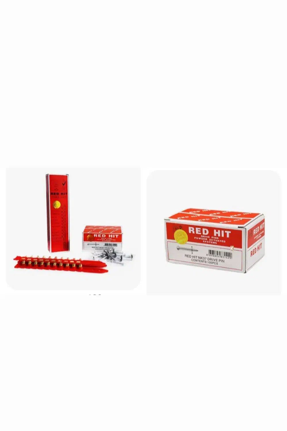 تعدادی میخ چاشنی ۳/۲ و پیچ پانل و ۲ عددتفنگ میخکوب|ابزارآلات|چالوس, |دیوار