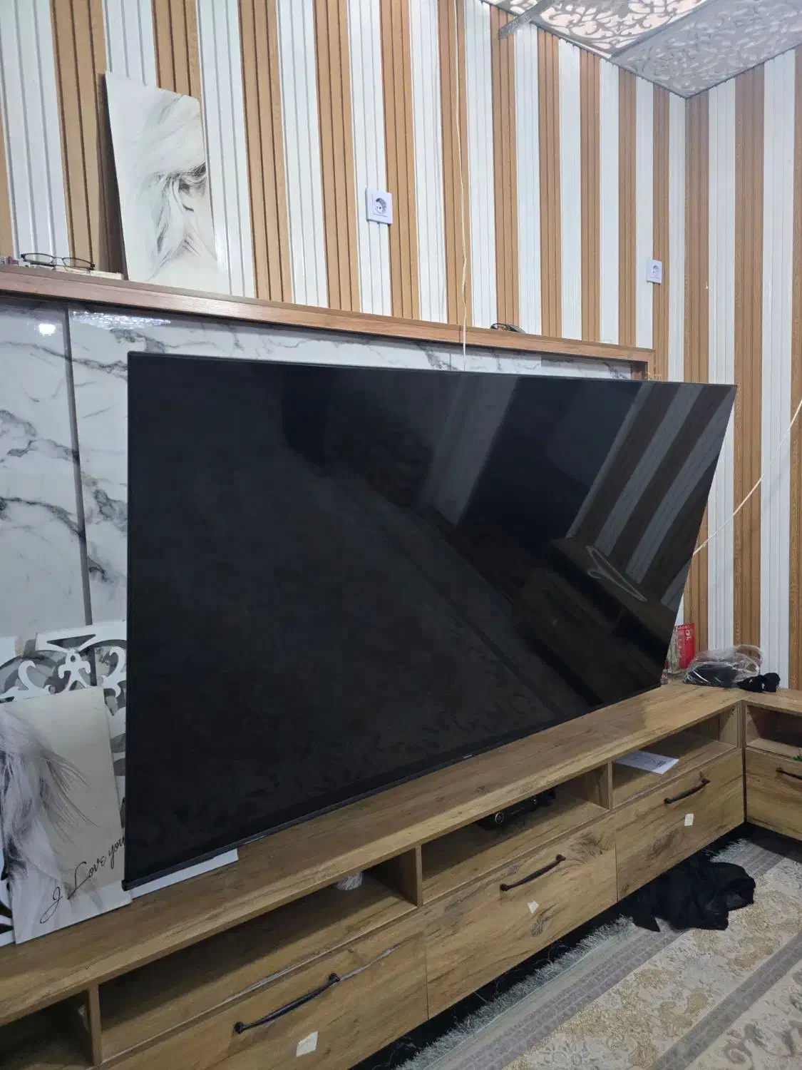 تلویزیون 75 هایسنس|تلویزیون و پروژکتور|بندر امام خمینی, |دیوار