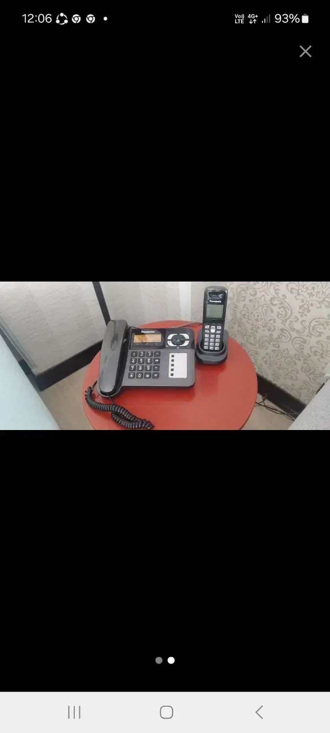 تلفن مادر و بیسیم پاناسونیک|تلفن رومیزی|تهران, شهرک محلاتی|دیوار