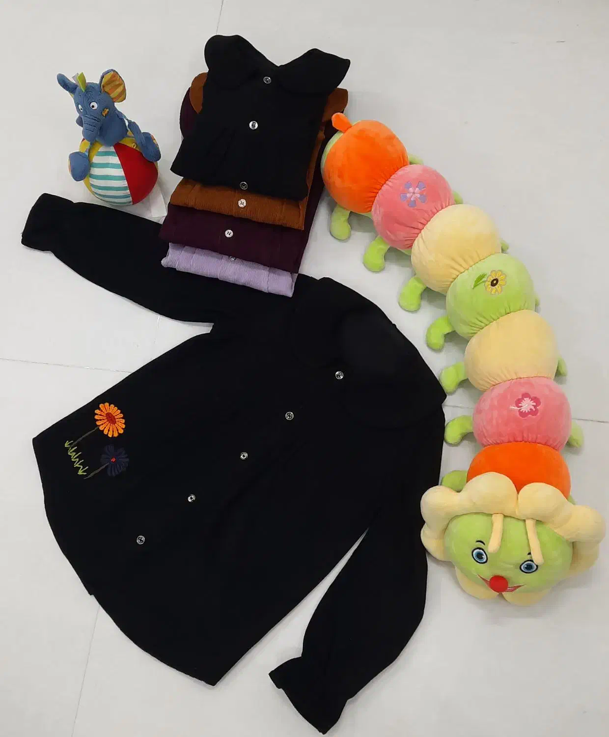 شومیز مخمل کبریتی دخترانه مناسب دهه فاطمیه|کفش و لباس بچه|مشهد, شهید هاشمی نژاد|دیوار