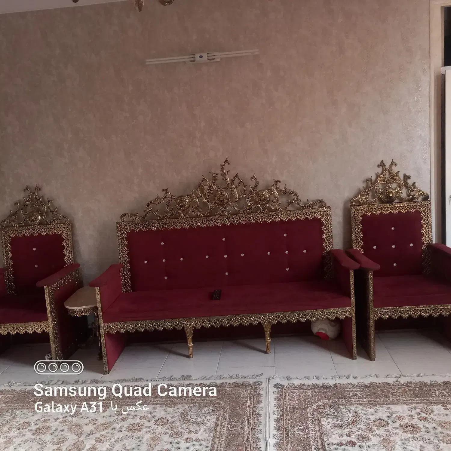 مبل برنز نیم ست فروشی|مبلمان خانگی و میز عسلی|تهران, ابوذر|دیوار