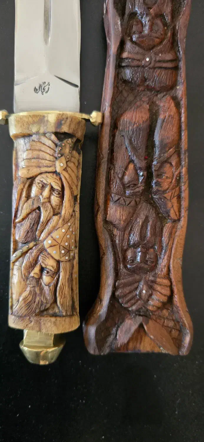 چاقوی عتیقه|کلکسیون اشیاء عتیقه|مهاباد (آذربایجان غربی), |دیوار