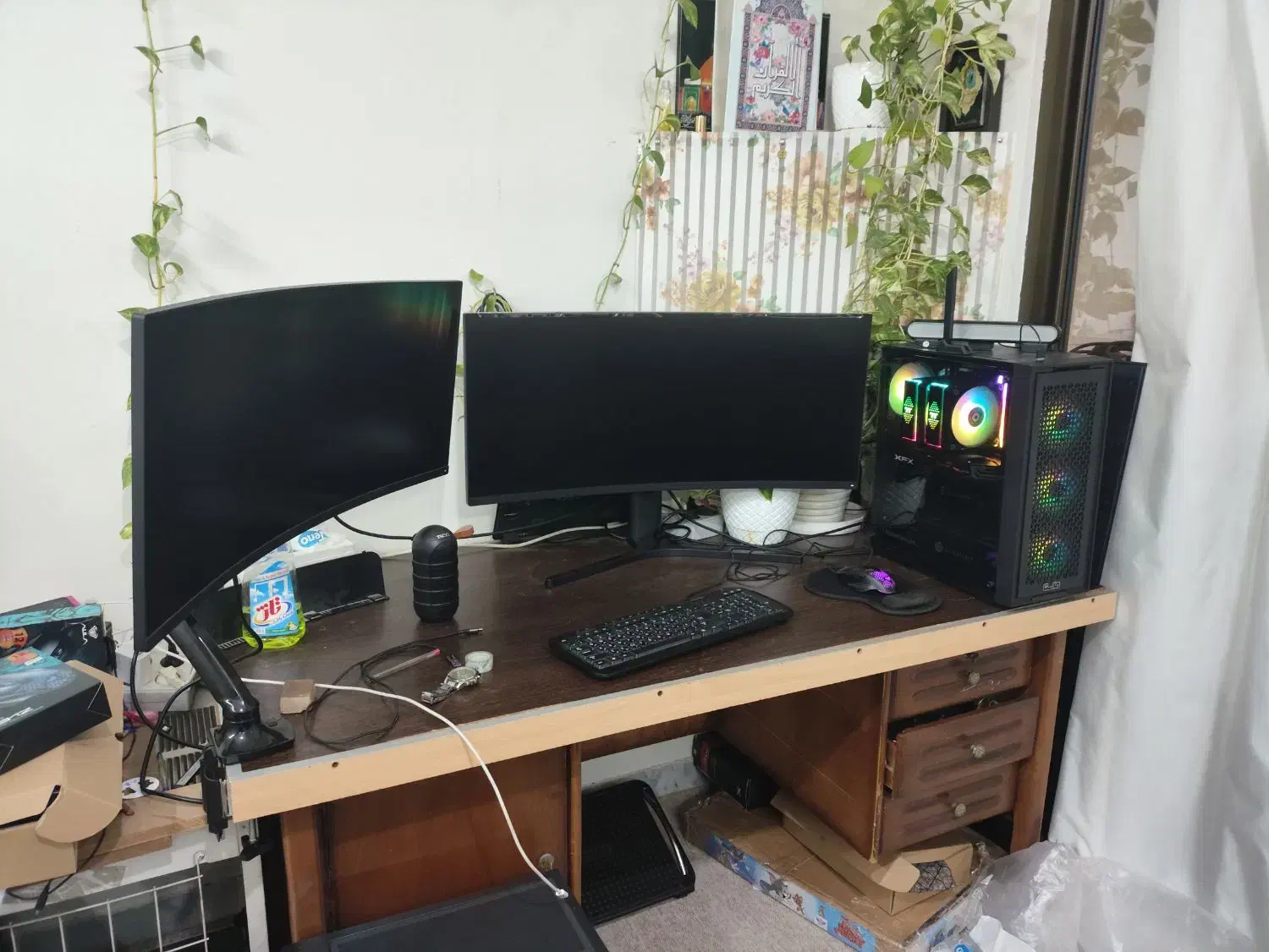 سیستم غول رندرینگ AsusB850/Ryzen9-9950x/64GB/1Tb|رایانه رومیزی|بابل, |دیوار