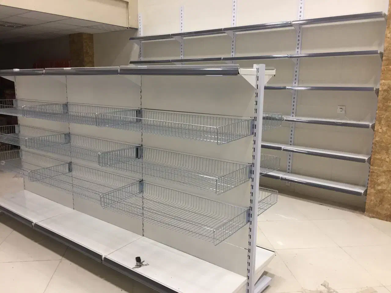 انواع قفسه/رنگ اسیدشور/چرخ فروشگاهی متحرک|فروشگاه و مغازه|نجف‌آباد, کشاورز|دیوار