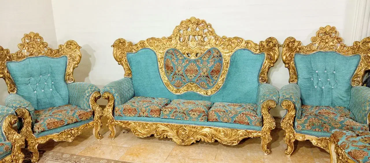 مبل استیل ۹ نفره|مبلمان خانگی و میز عسلی|کوهدشت, |دیوار