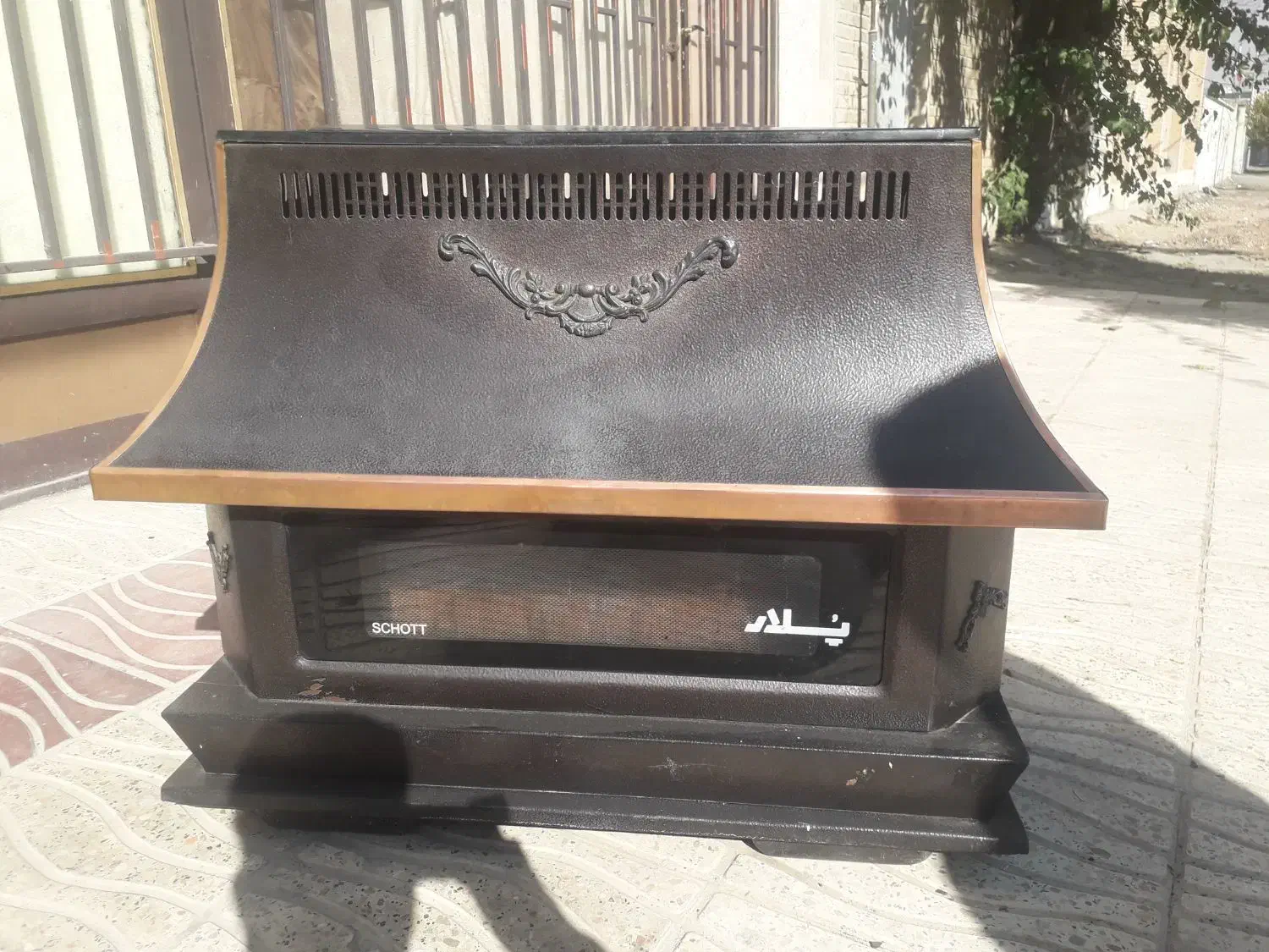 بخاری شومینه‌ای زیبا و سالم|بخاری، هیتر، شومینه|کرمانشاه, |دیوار