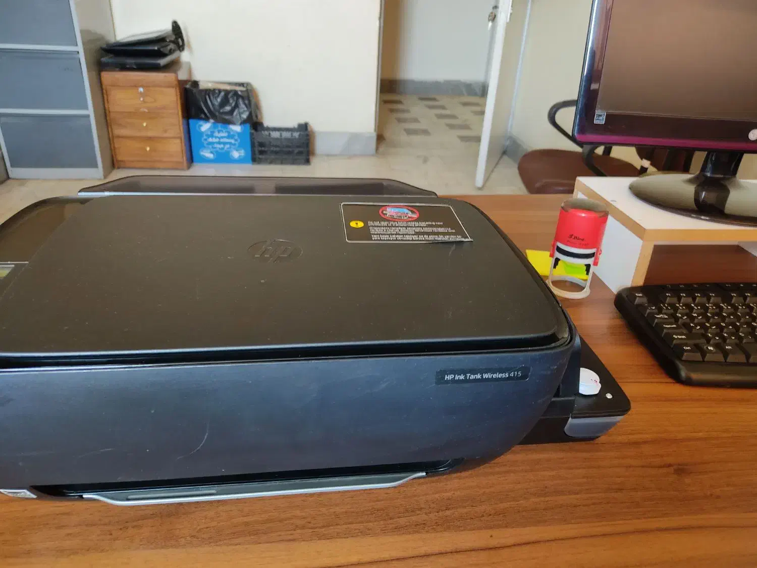 پرینتر hp lnk wireless 415 به همراه دوعدد مانیتور|پرینتر، اسکنر، کپی، فکس|ری, ولی آباد|دیوار