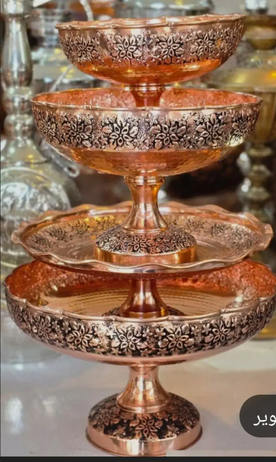 فروش اقساطی ظروف مسی برنز بدون پیش پرداخت|ظروف سرو و پذیرایی|کرمانشاه, |دیوار