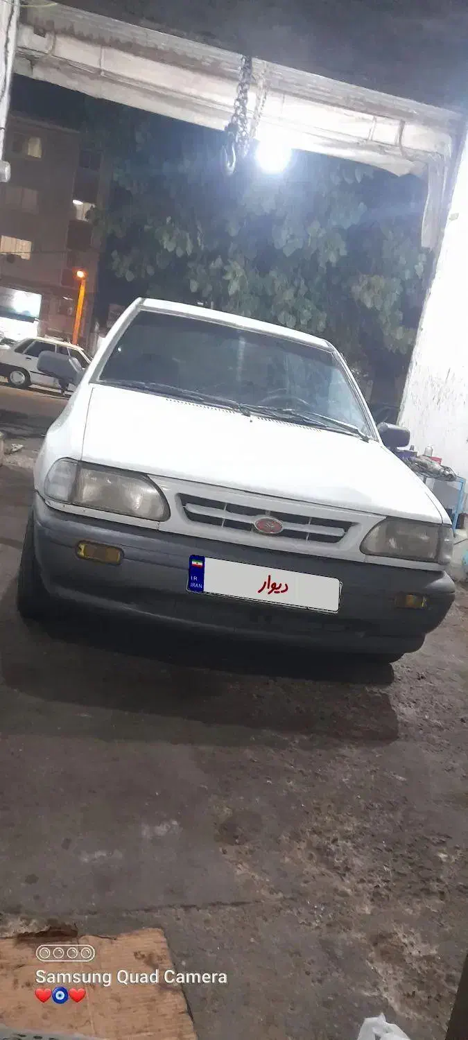 پراید مدل ۷۷ سفید|خودرو سواری و وانت|کوچصفهان, |دیوار