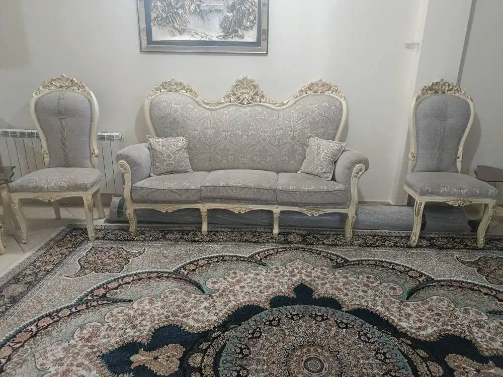 مبلمان۹نفره چوب راش|مبلمان خانگی و میز عسلی|تهران, والفجر (افسریه)|دیوار