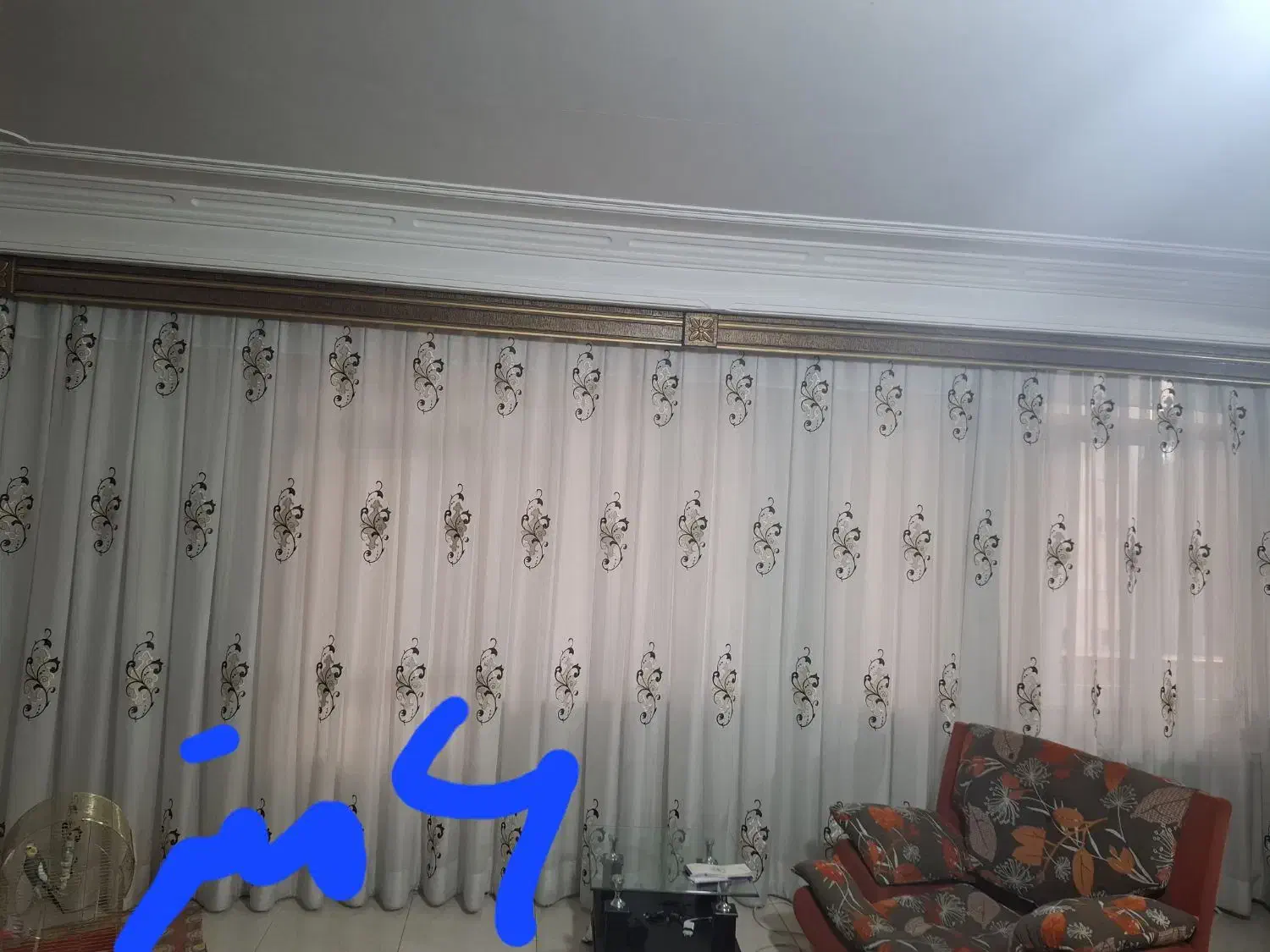 پرده حریرکتان ترکیه|پرده، رانر، رومیزی|تبریز, |دیوار