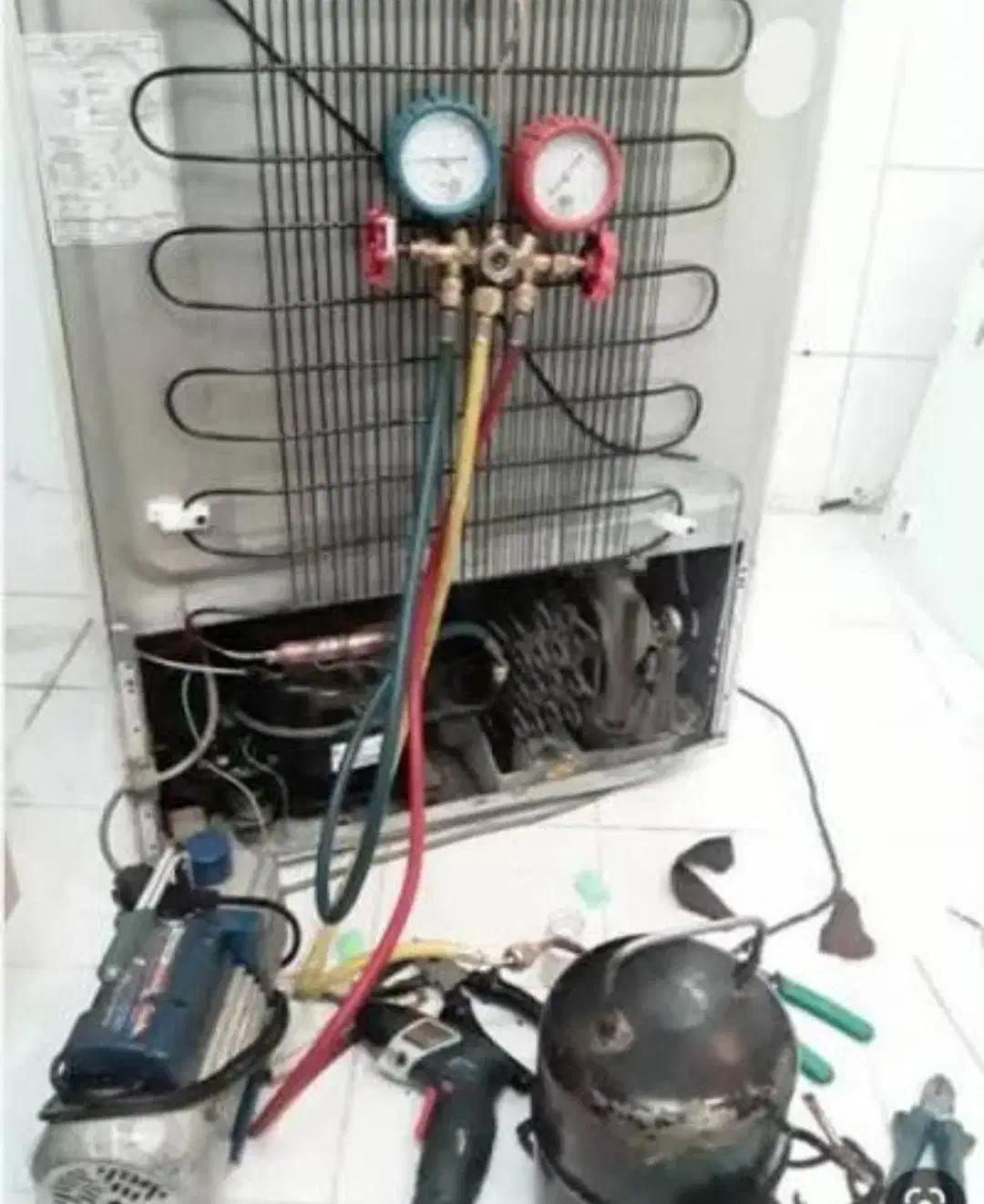 تعمیرات یخچال شارژ گاز نوار های درب یخچال درمنزل|خدمات پیشه و مهارت|زابل, |دیوار