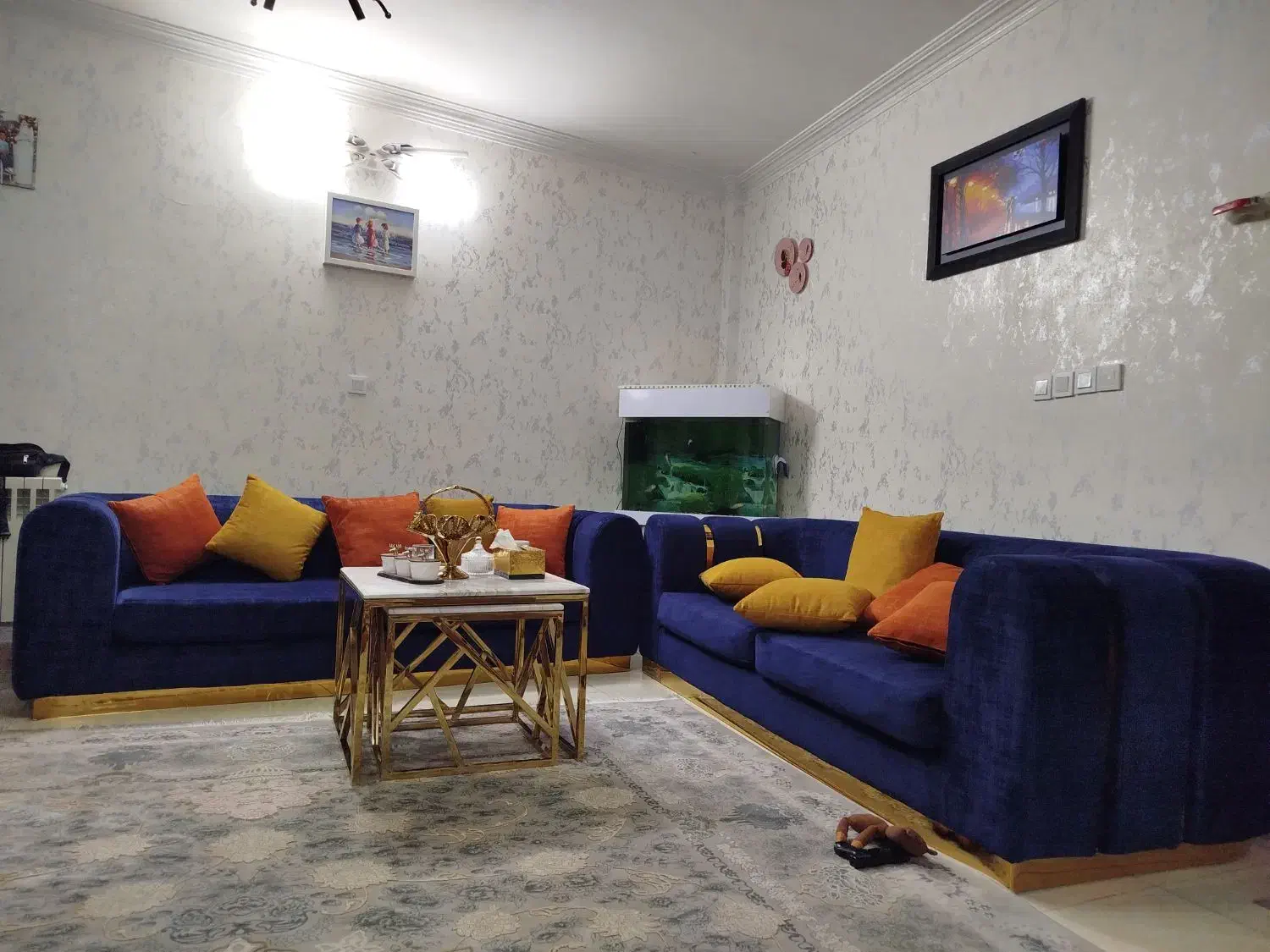 مبل ۸نفره درحد نو وسالم مقطوع مقطوع|مبلمان خانگی و میز عسلی|تهران, تاکسیرانی|دیوار