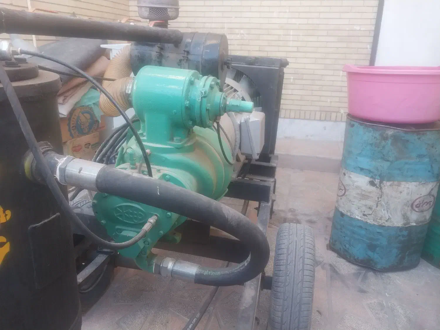 فروش یک دستگاه کمپرسور باد سوار ۲۵۰|ماشینآلات صنعتی|حاجی آباد, |دیوار