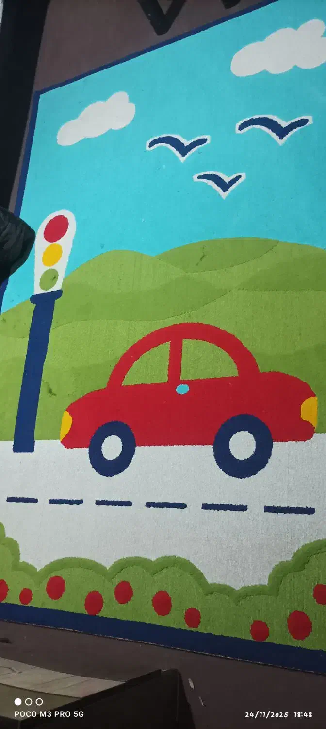 فرش کودک|گلیم، جاجیم، گبه|مرودشت, مسکن مهرگان|دیوار