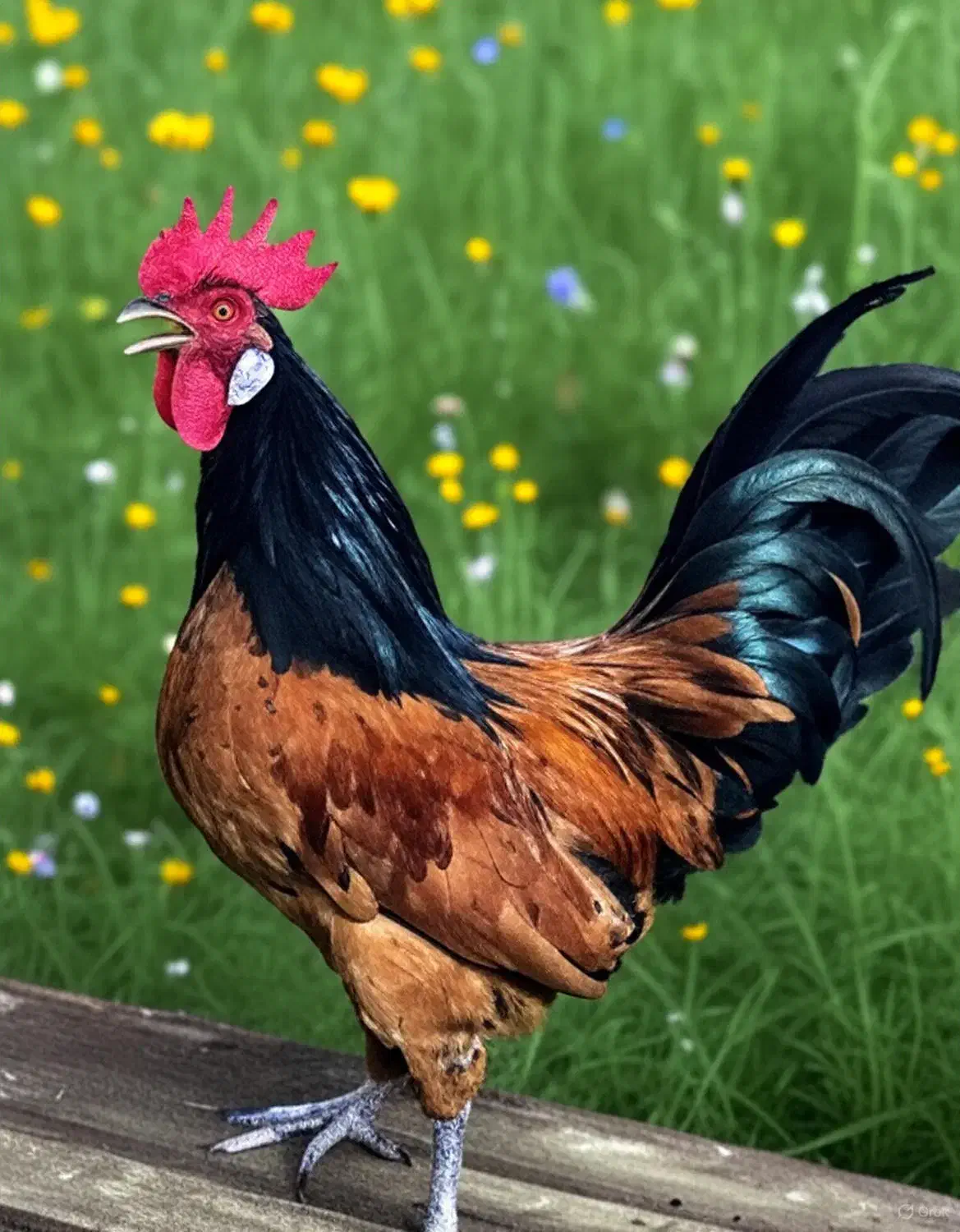 فروش یک عدد خروس ورووک اصل آلمانی|حیوانات مزرعه|خمینی‌شهر, |دیوار