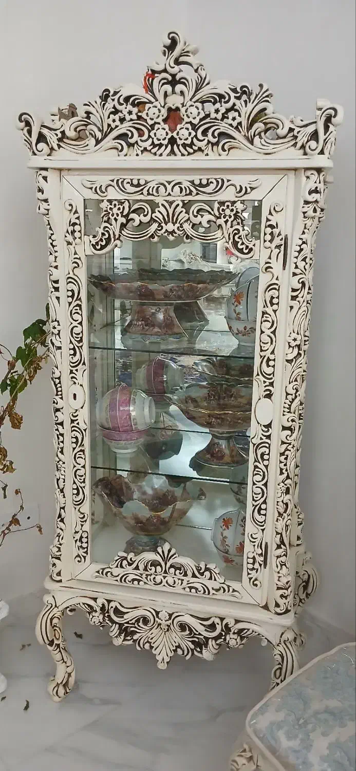 بوفه تمام چوب راش|بوفه، ویترین، کنسول|اردبیل, |دیوار