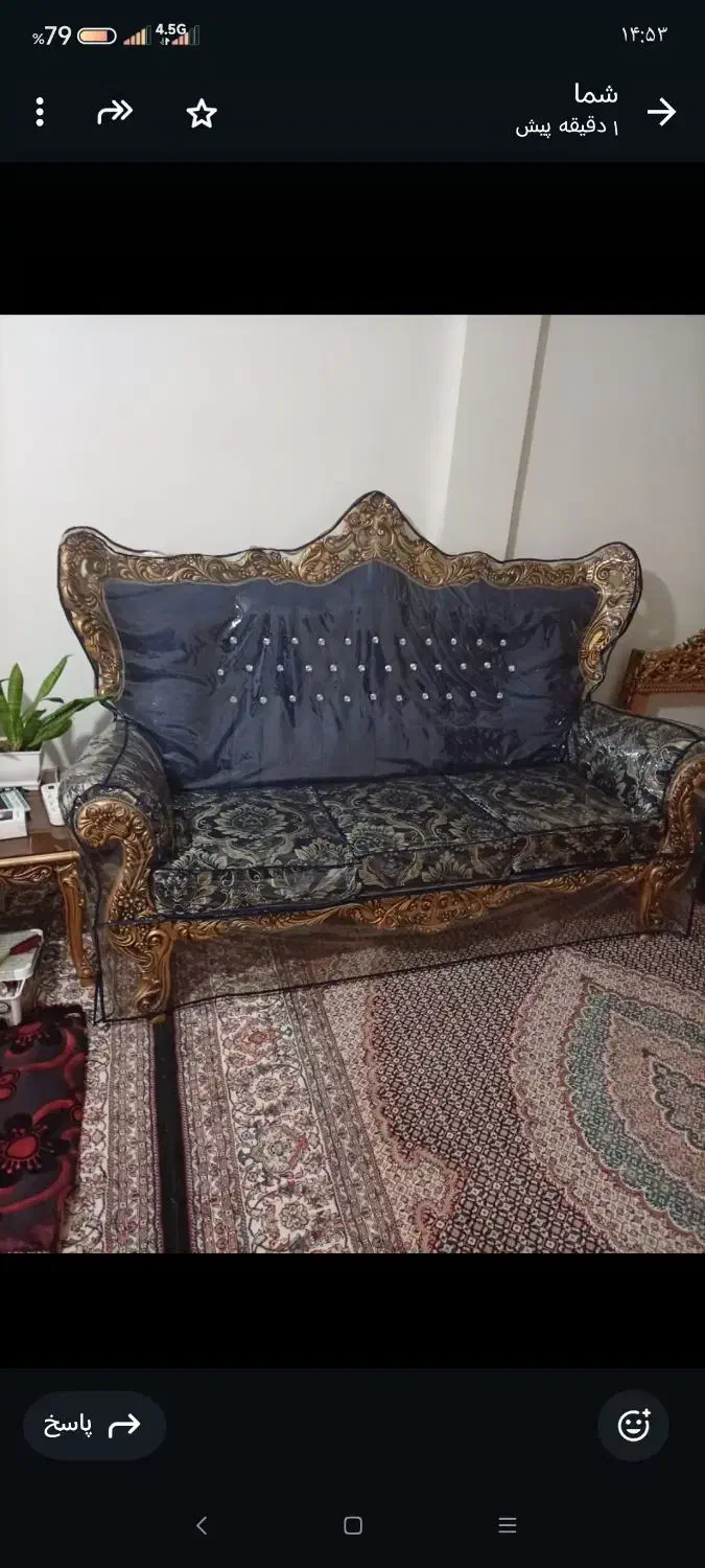 فروش فوری مبل نو نو|مبلمان خانگی و میز عسلی|پرند, فاز ۴|دیوار