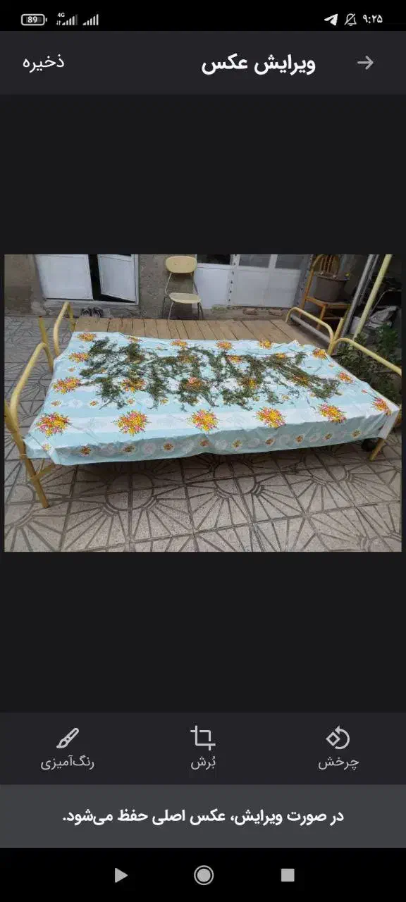 تخت آهنی در حد نو سالم|تخت و سرویس خواب|کرمانشاه, |دیوار