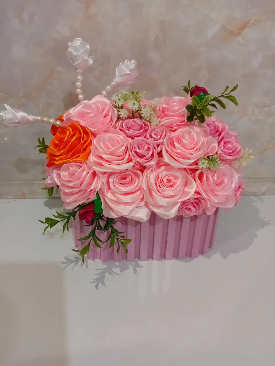 گل های روبانی|گل مصنوعی|صوفیان, |دیوار