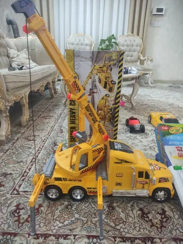 اسباب بازی جرثقیل لودر سوپر گراف ماشین اسباب بازی|اسباببازی|تربتحیدریه, قائم|دیوار