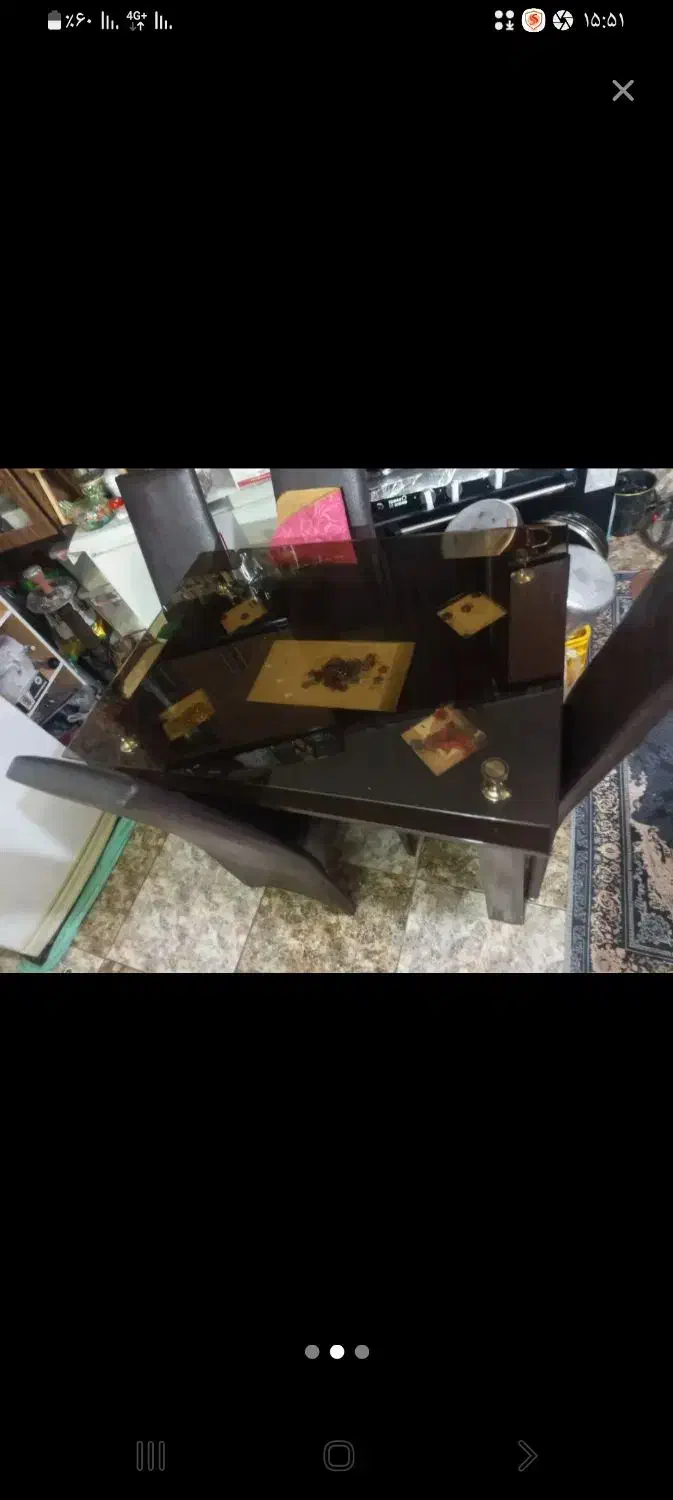 میز نهارخوری ۴نفره|میز و صندلی غذاخوری|کرمانشاه, |دیوار