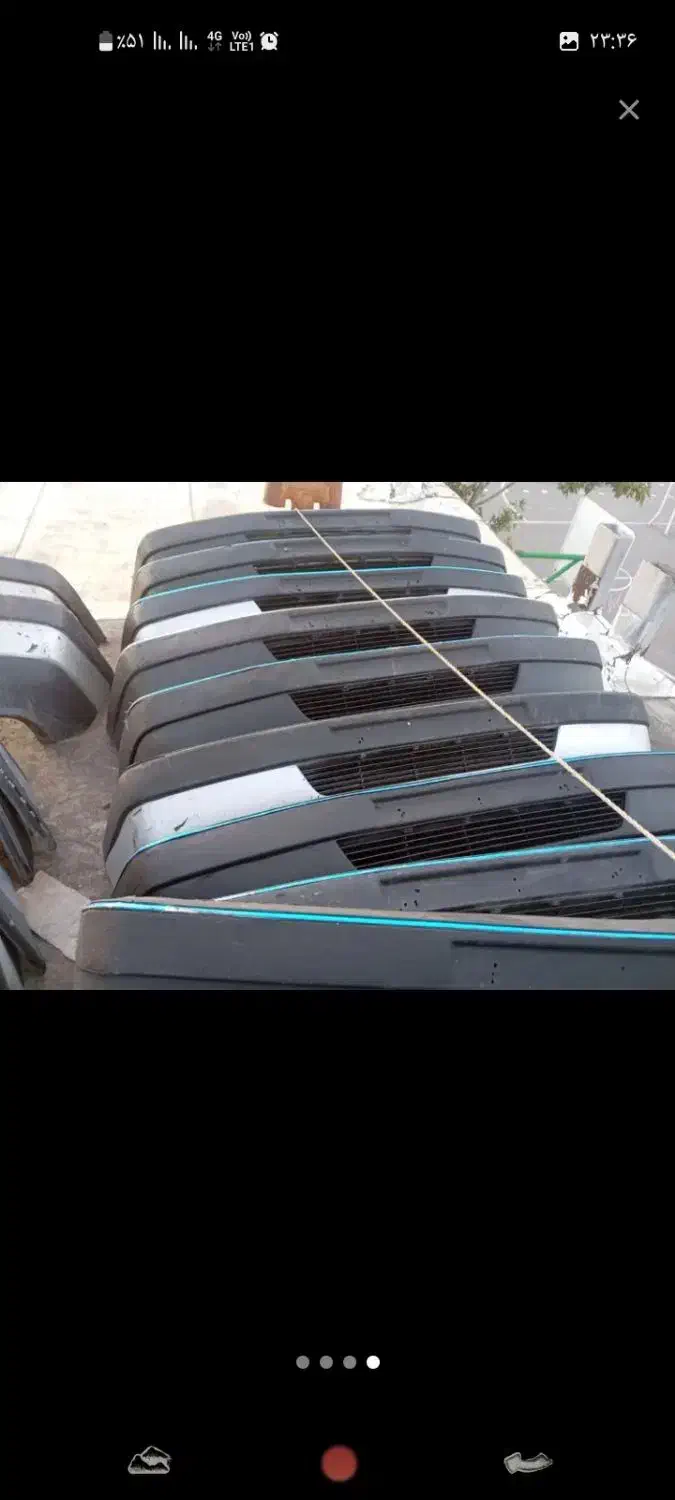 سپر دست دوم پژو پارس ۴۰۵ سمند|قطعات یدکی و لوازم جانبی|تبریز, |دیوار