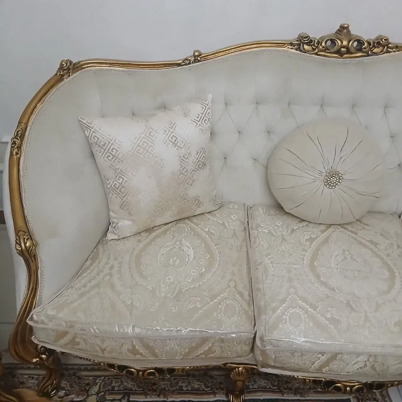 مبل کلاسیک زمرد ۸نفره|مبلمان خانگی و میز عسلی|وحیدیه, |دیوار